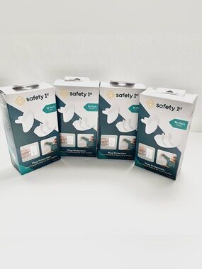 Safety 1st White Plug Protectors - 36 Pack (Set of 4 Boxes)